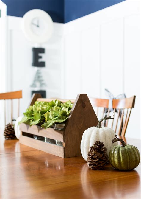 Simple Fall Dining Table Centerpiece - It All Started With Paint