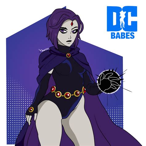 DC Babes: Raven by HeartisttheArtist on Newgrounds