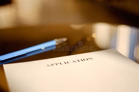 application paper stock image image  record form