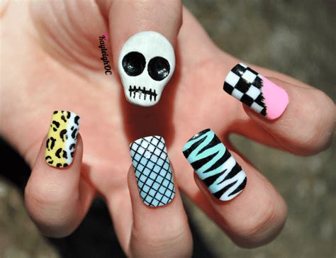 Funky Nail Art Ideas - 50 Coolest Nail Designs you must try