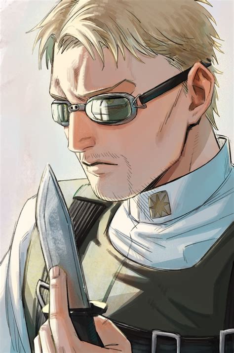 Safebooru - 1boy alternate costume blonde hair facial hair goggles