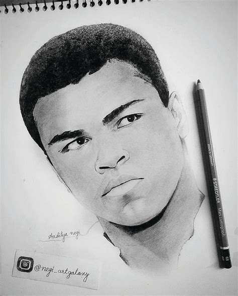 Muhammad Ali Drawing by Aditya Negi - Fine Art America