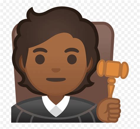 judge emoji clipart judge emojijustice emojis  transparent