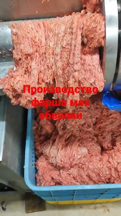 как делается фарш механической обвалки - YouTube