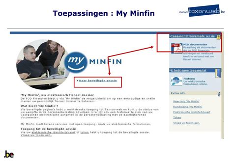 PPT - TAX-ON-WEB My Minfin PowerPoint Presentation, free download - ID ...