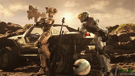 A day at the beach. by Mir-086 : r/ImaginaryHalo