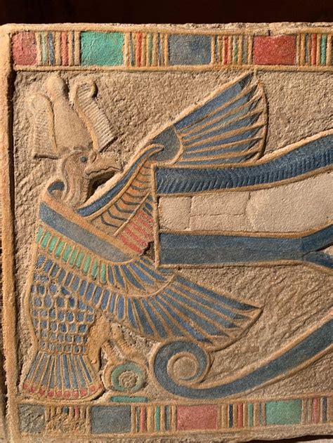 Egyptian eye of Horus - Egyptian painting - wall relief sculpture / art ...