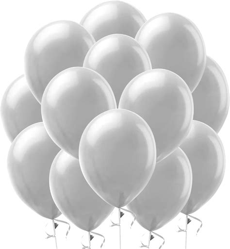 Amazon.com: Bezente Gray Balloons Latex Party Balloons - 100 Pack 12 ...