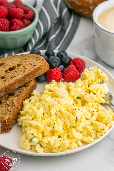Wallpaper Scrambled Eggs Breakfast High Protein Cottage Cheese