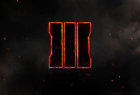 HD wallpaper: red and black 3 logo, Sony PS4 Call of Duty Black Ops 3
