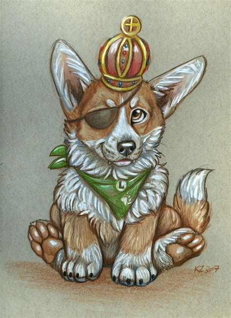 Queen Corgi by NatsumeWolf on DeviantArt