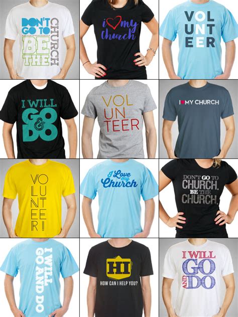 5 Reasons Leading Churches Use T-Shirts as a Ministry Tool (Plus 12 ...