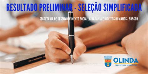 O Que Significa Resultado Preliminar - Divulgação do Resultado Preliminar – Lista por ordem de classificação ...