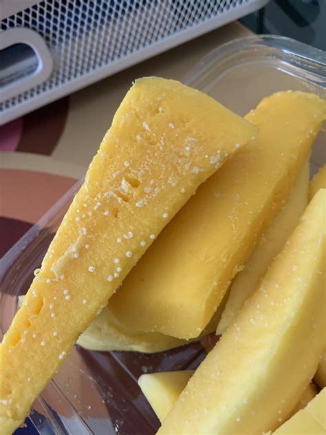 Is my mango spoiled? I’ve googled to see what these spots could be but