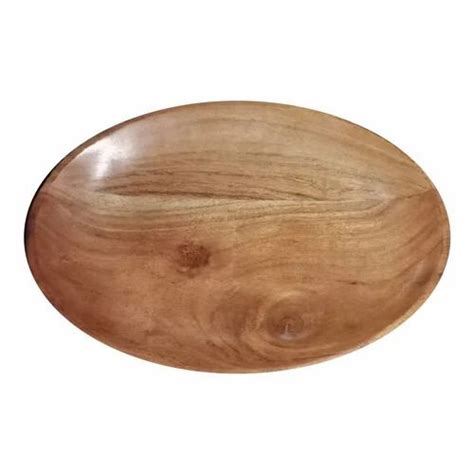 Wooden Oval Serving Tray, For Home, Size: 10 Inch at Rs 350/piece in ...