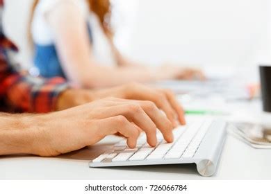 Hands Typing On Keyboard Stock Photo 726066784 | Shutterstock