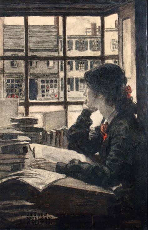 Jessie Willcox Smith - Young Woman Gazing For Sale at 1stDibs | jessie