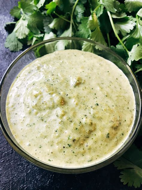 Creamy Roasted Poblano and Lime Enchilada Sauce - Three Olives Branch
