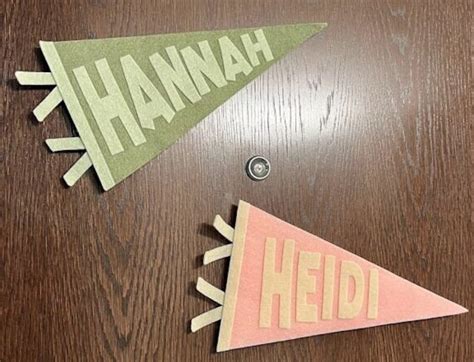 personalized  custom dorm room pennant roommate dorm decor