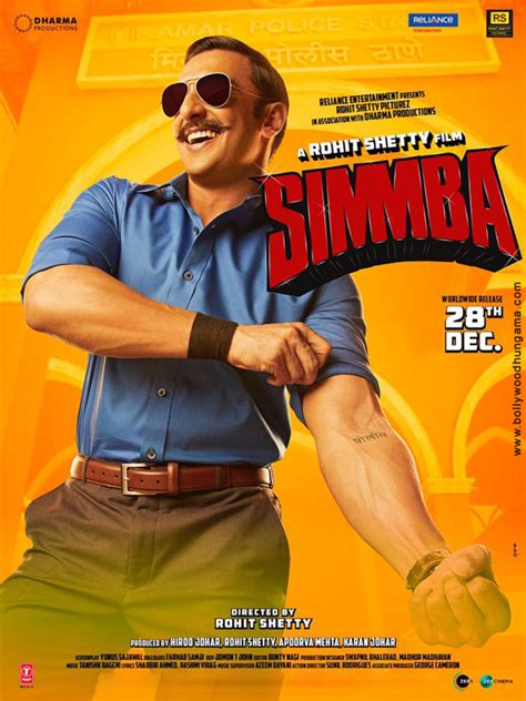 Simmba Poster, Images, Photos, Wallpapers - Bollywood Hungama