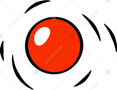 Красная молекула в PNG, SVG