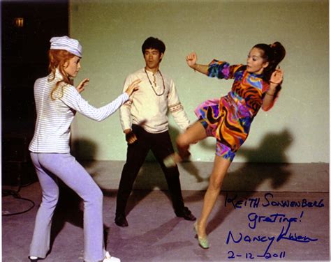 Sharon Tate, Bruce Lee, And Nancy Kwan Photographed During A 1968