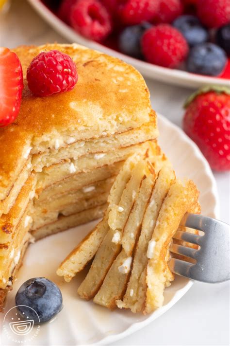 The Best Cottage Cheese Pancakes - Little Sunny Kitchen