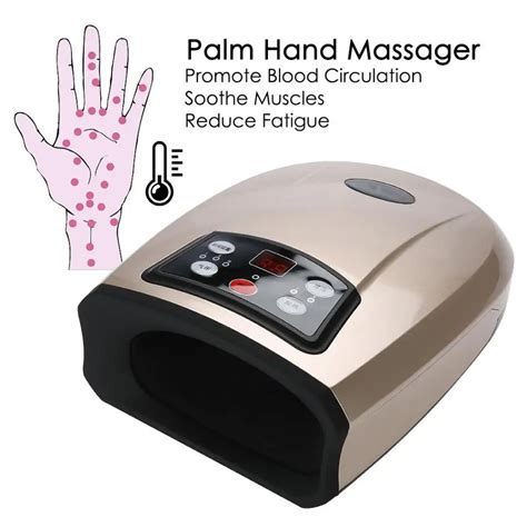 Electric Acupressure Palm Hand Massager Protector Beauty Hand Care Relax Tools Finger Spa ...