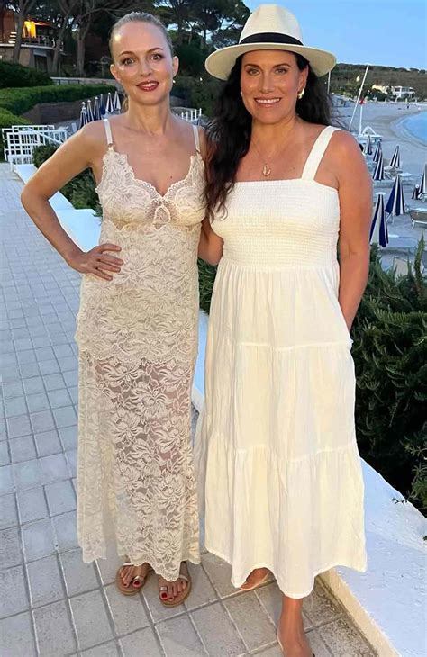 Heather Graham Strips Down to Tiny Bikinis for Italian Beach Getaway