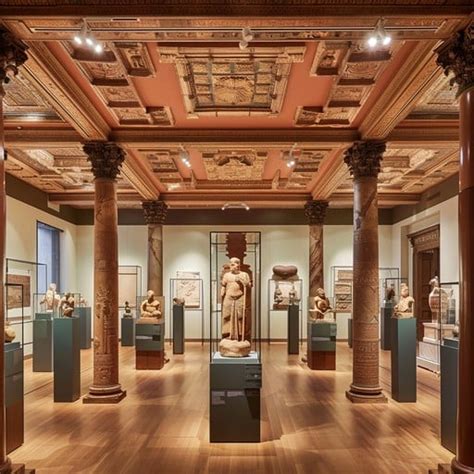 museum artifacts display image art museum gallery