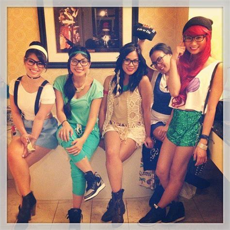 37 Creative Disney Princess Group Costumes | Hipster disney princess ...