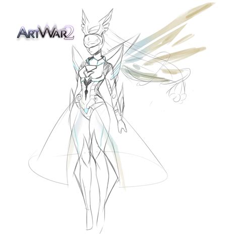 Valkyrie Sketch at PaintingValley.com | Explore collection of Valkyrie