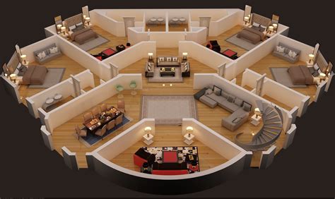 New Ideas Modern Luxury House Plans, House Plan 6 Bedroom