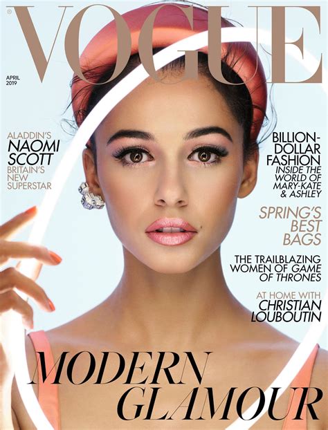 Naomi Scott Covers The April Issue Of British Vogue | British Vogue ...