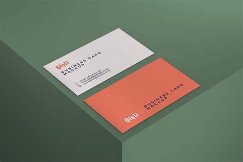 Slim Business Card Mockup Free Mockups