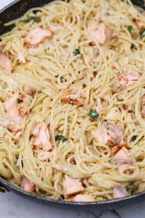 Creamy Salmon Pasta Recipe - Recipe Vibes