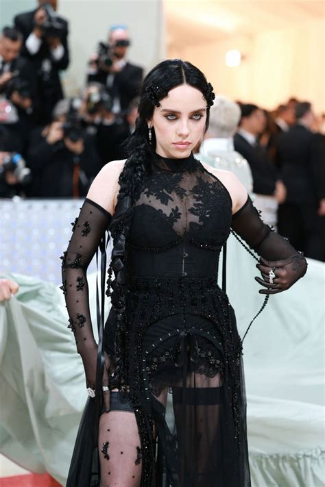 BILLIE EILISH at 2023 Met Gala Celebrating Karl Lagerfeld: A Line of