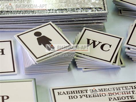 Таблички на двери в школе: кабинеты и помещения