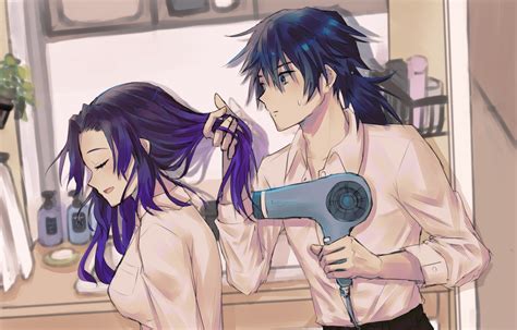 Demon Slayer Giyuu Tomioka Shinobu Kochou With Swords Hd Anime - Read