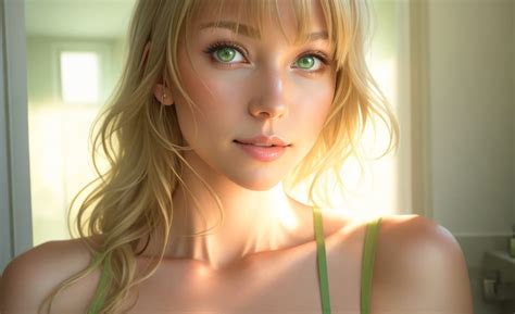 Terry stood in front of the bathroom mirror, his long blonde hair