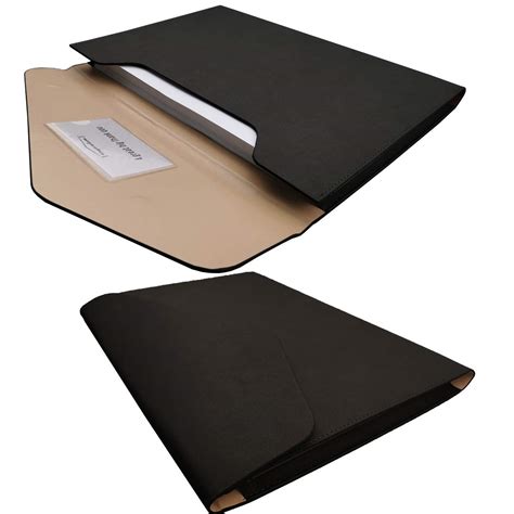 snapklikcom enyuwlcm pu leather  file folder document holder