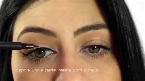 Delineador Caneta Como Usar - Delineador em caneta - como usar, por Maria - YouTube