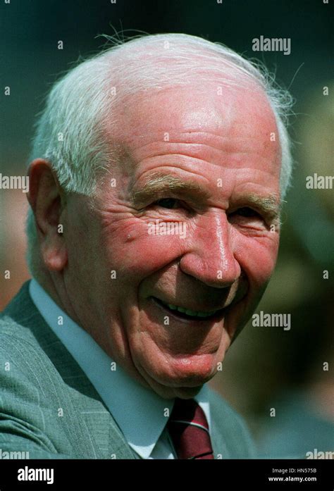 SIR MATT BUSBY MANCHESTER UNITED FC 07 October 1991 Stock Photo - Alamy