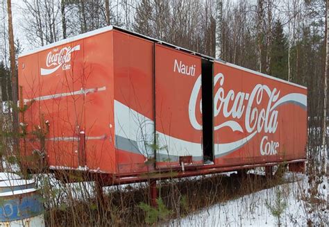 Coca-Cola kontti vaihtolavasovitteinen, perälautanostimella – Huutomylly.fi