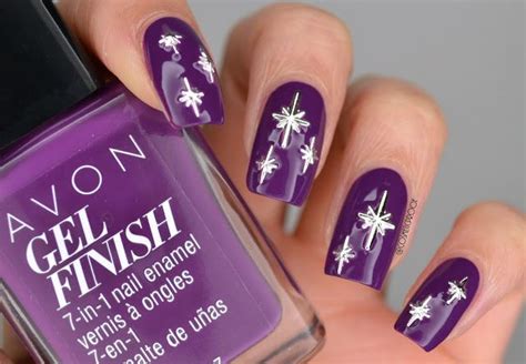 Purple Nail Art | Purple nail art, Nail art hacks, Purple nails