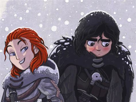 Ygritte & Jon Snow by Alon Boroda on Dribbble