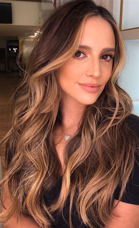 Brown hair with caramel highlights - collectiveholden