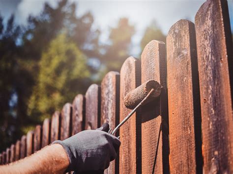 paint  stain  wood fences