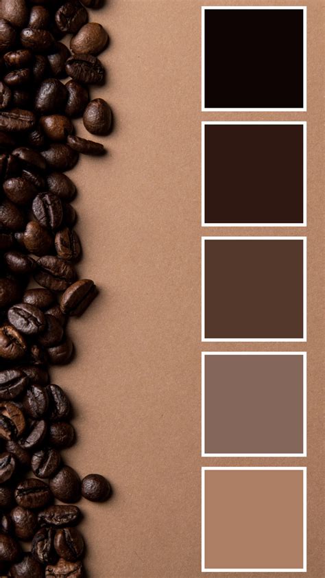 Rich Coffee Bean Color Palette