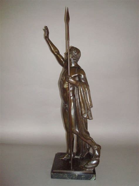 19th Century Bronze Sculpture of a Victorious Nude Athlete at 1stDibs